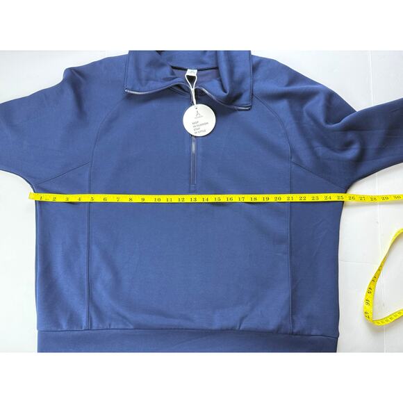 ANRABESS Women's Oversized SweatSuit Set - Blue - XL - Picture 3 of 11